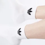 Ponožky ADIDAS ORIGINALS 3 PACK - MID ANKLE SCK-WHIT · záber 5