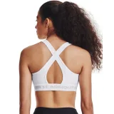 Dámska tréningová športová podprsenka UNDER ARMOUR Crossback Mid Bra-WHT · záber 5