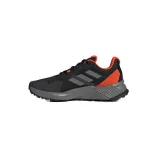 Pánska bežecká trailová obuv ADIDAS Terrex Soulstride M core black grey four solar red · záber 2