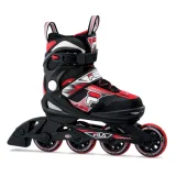Chlapčenské kolieskové korčule FILA SKATES J-One Jr black red · záber 1