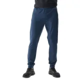 Pánske zateplené tepláky 4F TROUSERS FNK-WAW24TFTRM682-31M-NAVY MELANGE · záber 1
