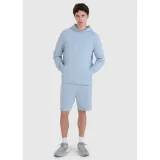 Pánske teplákové kraťasy 4F SHORTS CAS M571-34S-LIGHT BLUE · záber 2