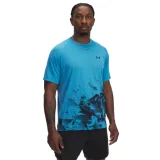 Pánske tréningové tričko s krátkym rukávom UNDER ARMOUR UA M TECH FADE SS-BLU · záber 1