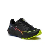 Pánska bežecká trailová obuv SALOMON ThunderCross GTX Blue Fire black surf the web safety yellow · záber 3