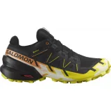Pánska bežecká trailová obuv SALOMON Speedcross 6 GTX M black sulphur spring bird of paradise · záber 1