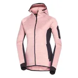 Dámska turistická mikina so zipsom NORTHFINDER COLEEN-521roseblack · záber 4