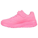 Dievčenská rekreačná obuv SKECHERS Uno Lite K neon pink · záber 3