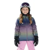 Dievčenská lyžiarska bunda - Veľkosť: 4213 | Farba: Kids Ski Jacket - Aop -4213-Bonbon · záber 1