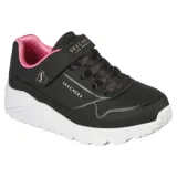 Dievčenská rekreačná obuv SKECHERS Uno Lite K black rose gold · záber 1