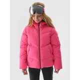 Dievčenská lyžiarska bunda 4F JUNIOR TECHNICAL JACKET-JAW23TTJAF293-55N-HOT PINK NEON · záber 3