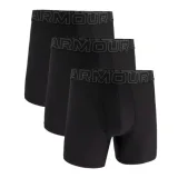 Pánske boxerky UNDER ARMOUR 3 PACK-UA PERFORMANCE TECH MESH -SOLID 6 inch-BLK · záber 1