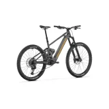 Horský elektrobicykel MONDRAKER Dune Carbon R, nimbus grey obsidian grey dense yellow · záber 3