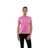 Dámske turistické tričko s krátkym rukávom EVERETT TecaShirt W pink melange · záber 1