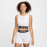 Dámske tréningové tričko s krátkym rukávom NIKE PRO DF 365 CROP TANK-100 WHITE BLACK · záber 2