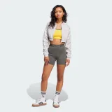 Dámske kraťasy ADIDAS ORIGINALS RIB BOOTY SHORT-JC7554-Black · záber 4