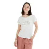 Dámske turistické tričko s krátkym rukávom FUNDANGO Atmos T-shirt-170-stone · záber 1