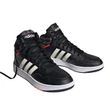 Pánska rekreačná obuv ADIDAS Hoops 3.0 Mid core black cloud white grey two · záber 5
