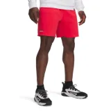 Pánske teplákové kraťasy UNDER ARMOUR PROJECT ROCK Icon Flc Short-RED · záber 1