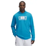Pánska mikina s kapucňou UNDER ARMOUR UA Rival Terry Logo Hood-BLU · záber 1