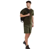 Pánske turistické kraťasy FUNDANGO Roger Trekking Short-590-oliv · záber 3