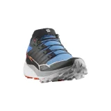 Pánska bežecká trailová obuv SALOMON Thundercross M french blue black cherry tomato · záber 3