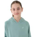 Dievčenská mikina s kapucňou 4F JUNIOR SWEATSHIRT F1478-47S-MINT · záber 2