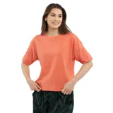 Dámske tričko s krátkym rukávom VOLCANO T-FLAME-405-CORAL · záber 1