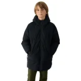 Chlapčenská bunda 4F JUNIOR DOWN JACKET-JWAW24TDJAM464-20S-DEEP BLACK · záber 1