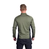 Pánska turistická mikina so zipsom NORTHFINDER PRIMO-409greenblack · záber 3