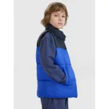 Chlapčenská vesta 4F JUNIOR VEST JACKET-JWSS25TVJAM208-36S-BLUE · záber 4