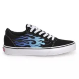 Chlapčenská rekreačná obuv VANS Ward Flame black white · záber 1