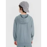 Chlapčenská mikina so zipsom 4F JUNIOR SWEATSHIRT-JWSS25TSWSM1522-46S-TURQUISE · záber 3