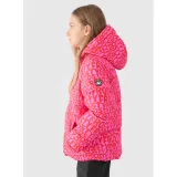 Dievčenská lyžiarska bunda 4F JUNIOR TECHNICAL JACKET-JWAW24TTJAF544-90A-MULTICOLOUR ALLOVER · záber 2