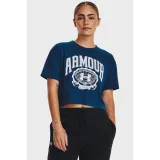 Dámske tréningové tričko s krátkym rukávom UNDER ARMOUR UA COLLEGIATE CREST CROP SS -BLU · záber 2