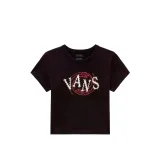 Dámske tričko s krátkym rukávom VANS SPIRAL DOWN MINI-Black · záber 5