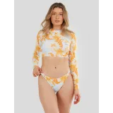 Dámske tričko na kúpanie FUNDANGO Amelia Surf Top-265-soft orange · záber 2