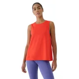 Dámske tréningové tričko bez rukávov 4F SLEEVELESS FNK-RSS25TFSLF415-62S-RED · záber 1