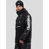 Pánska lyžiarska bunda FUNDANGO Tilbury Logo Anorak-893-black camouflage · záber 3