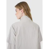 Dámska bunda 4F JACKET-WSS25TJACF190-83S-BEIGE · záber 5