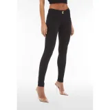 Dámske jeggings nohavice FREDDY WR.UP® breathable bioactive push-up skinny trousers-Black · záber 4