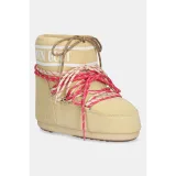 Dámske nízke zimné topánky MOON BOOT MB ICON LOW SUEDE LACES-B021 LIGHT YELLOW · záber 3