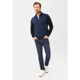 Pánska mikina so zipsom VOLCANO NARS-601-BLUE · záber 4