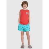Chlapčenské plavky 4F JUNIOR BOARD SHORTS M121-47A-MINT ALLOVER · záber 2
