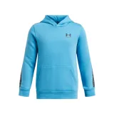 Chlapčenská zateplená mikina s kapucňou UNDER ARMOUR B Icon Flc HD Taping-BLU · záber 1