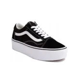 Dámska vychádzková obuv VANS UA Old Skool Platform black white · záber 1