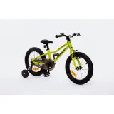 Detský horský bicykel AMULET 16 Speedy, fluo yellow black · záber 3