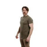 Pánske turistické tričko s krátkym rukávom EVERETT T-REK olive · záber 1
