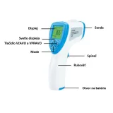 Bezkontaktný teplomer EXISPORT Non Contact thermometer · záber 4