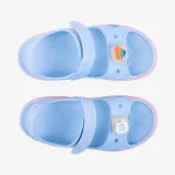 Dievčenské sandále COQUI Yogi + Amulet K light elemental blue fondant pink · záber 3