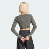 Dámske tričko s dlhým rukávom ADIDAS ORIGINALS RIB LS TOP-JD0014-Black · záber 3